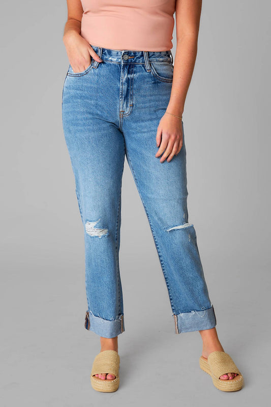 Hidden - Bailey High Rise Slim Boyfriend Jean