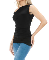 Ariella - Ruched Off Shoulder Top