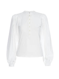 Frame - Femme Puff Sleeve Henley Top