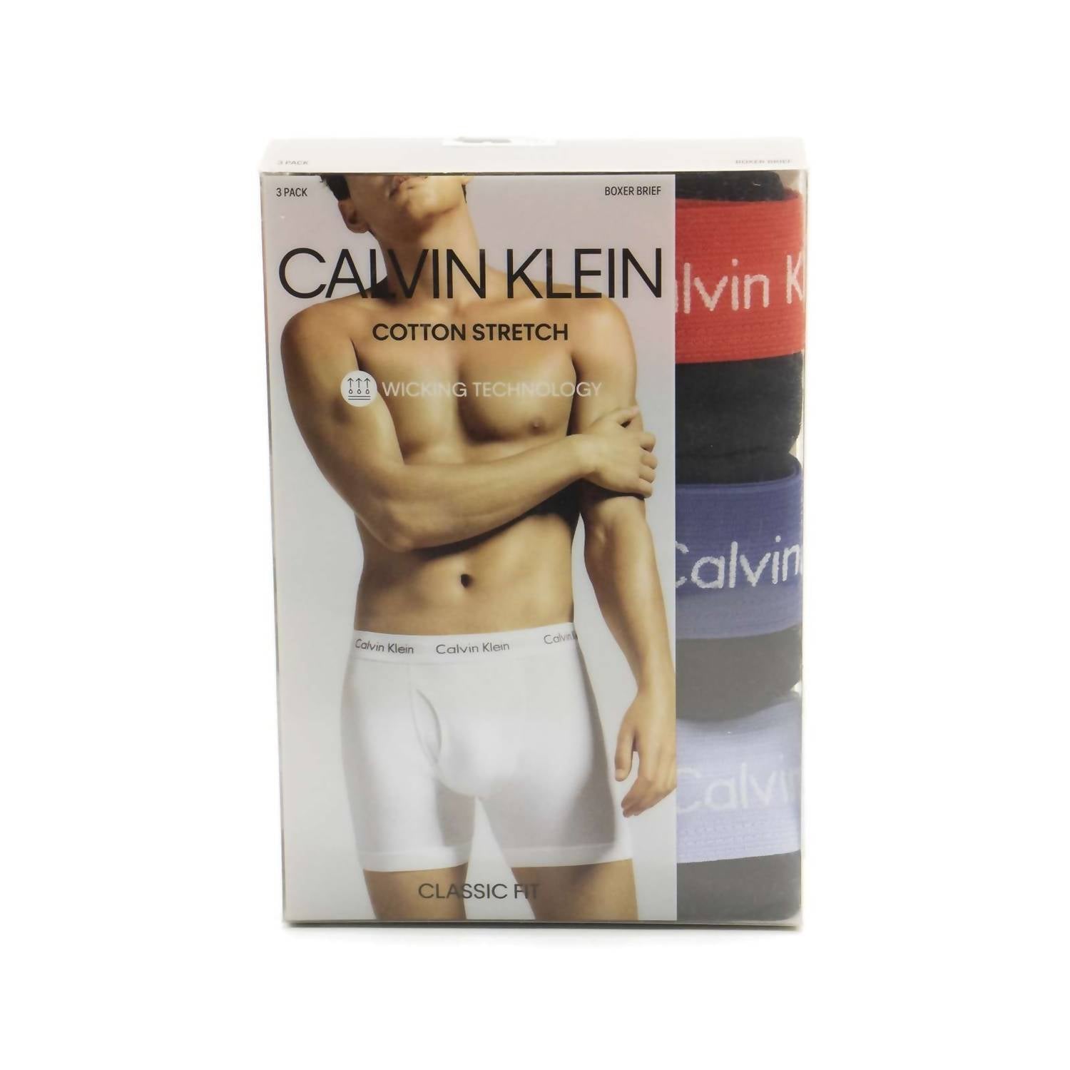 Calvin Klein - Men's Cotton Stretch Boxer Briefs - 3 Pack