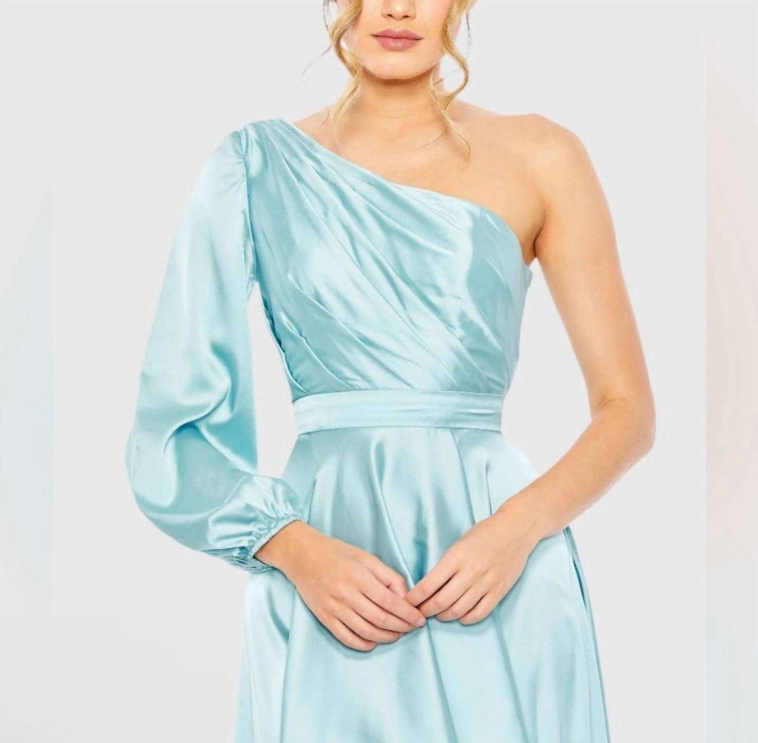 Mac Duggal - One Shoulder Hi-low Gown