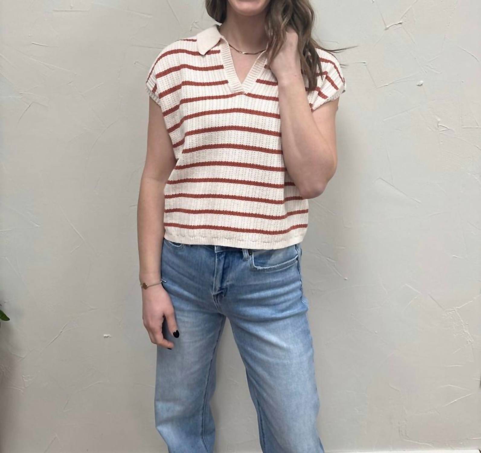 Thread & Supply Poet Top in sandstone - women's blouse - view 6