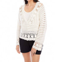 Fifteen Twenty - Nila Hand Crochet Pullover Sweater