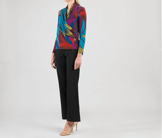 Clara Sunwoo - V-neck Draped Pleat Top