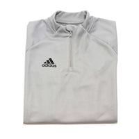 adidas Boy's Condivo 20 Long Sleeve Training Top in gray - kids' long sleeve top - detail view