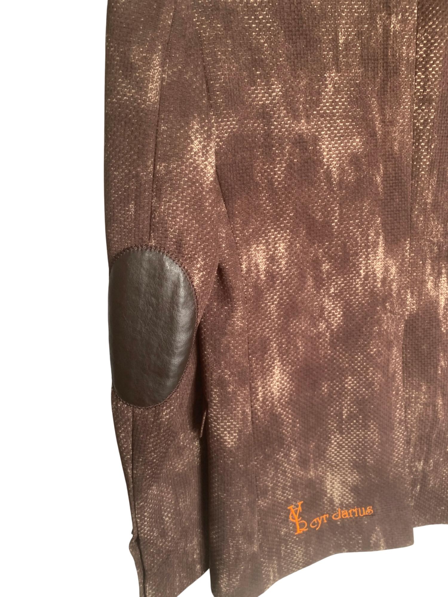 Carlos Amorin - Women Wool & Leather Blazer