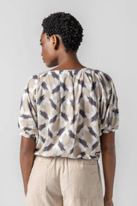 Lilla P - Short Sleeve Tie Waist Top