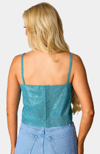 Buddylove - Rhinestone Crop Top