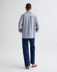 TWP Next Morning Shirt With Crystals in white midnight - women's long sleeve top - alternate view