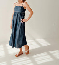 The Korner - Charleston Denim Midi Dress