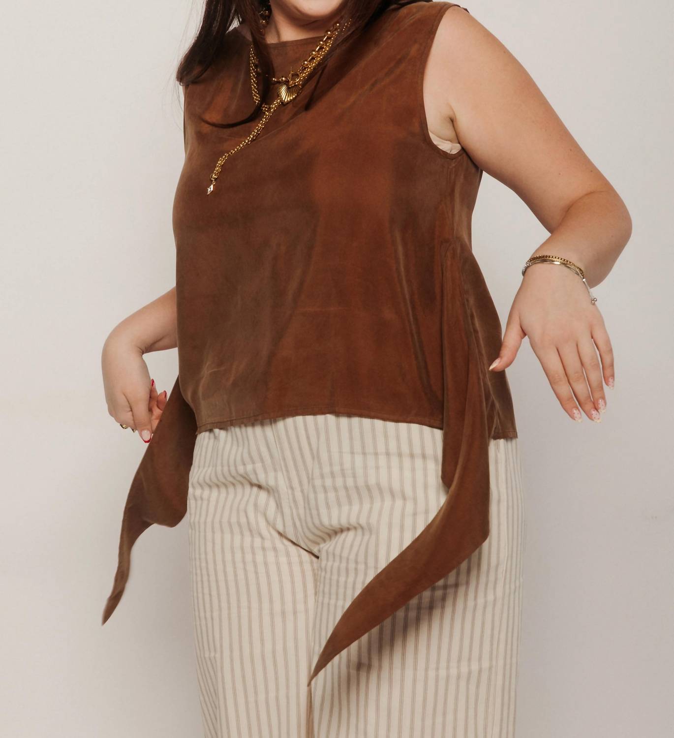Thinking Mu - Solea Sleeveless Top