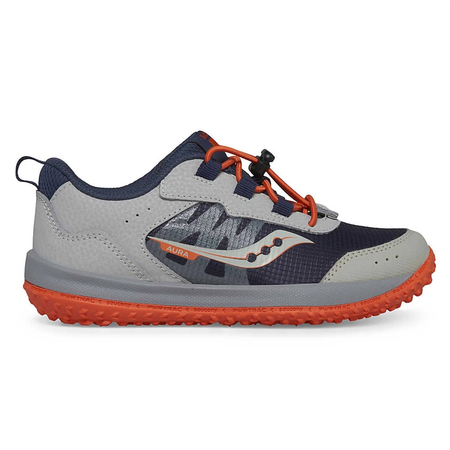 Saucony - Boy's Aura Kdz Junior Running Shoes