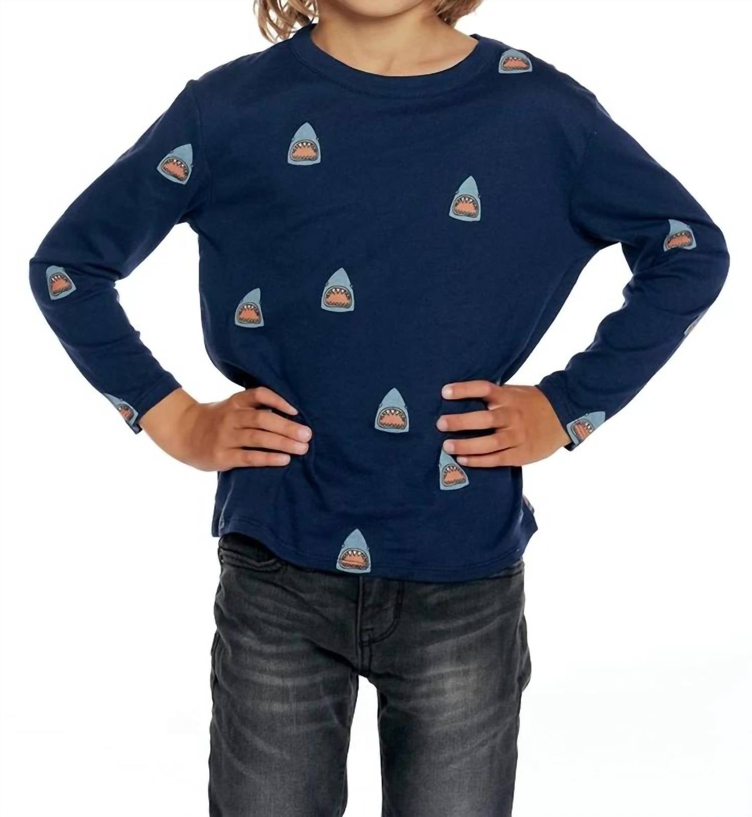 Chaser - Shark Bites Long Sleeve Tee