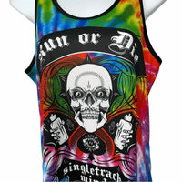 Inknburn - Women's Run Of Die Tie Dye Sunflower Singlet