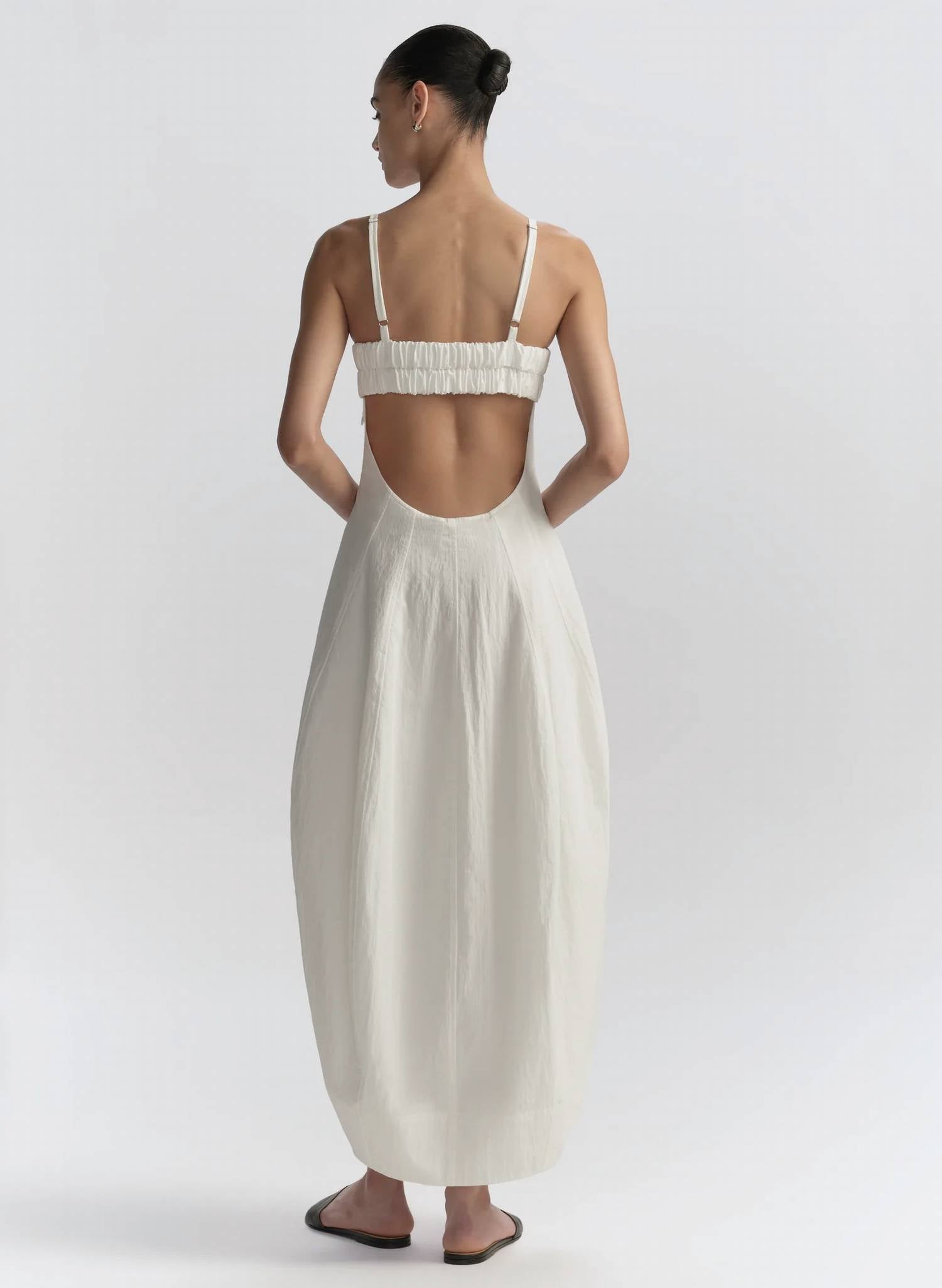A.L.C. - Nina Cotton Nylon Midi Dress