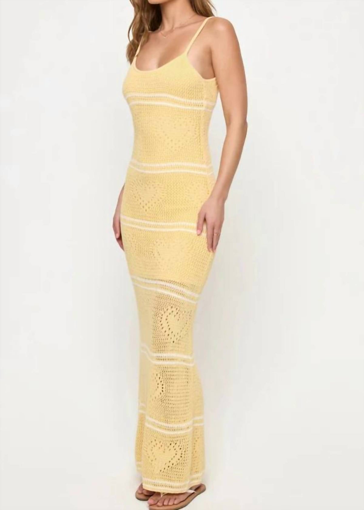 L*Space - Heart To Heart Knit Maxi Dress