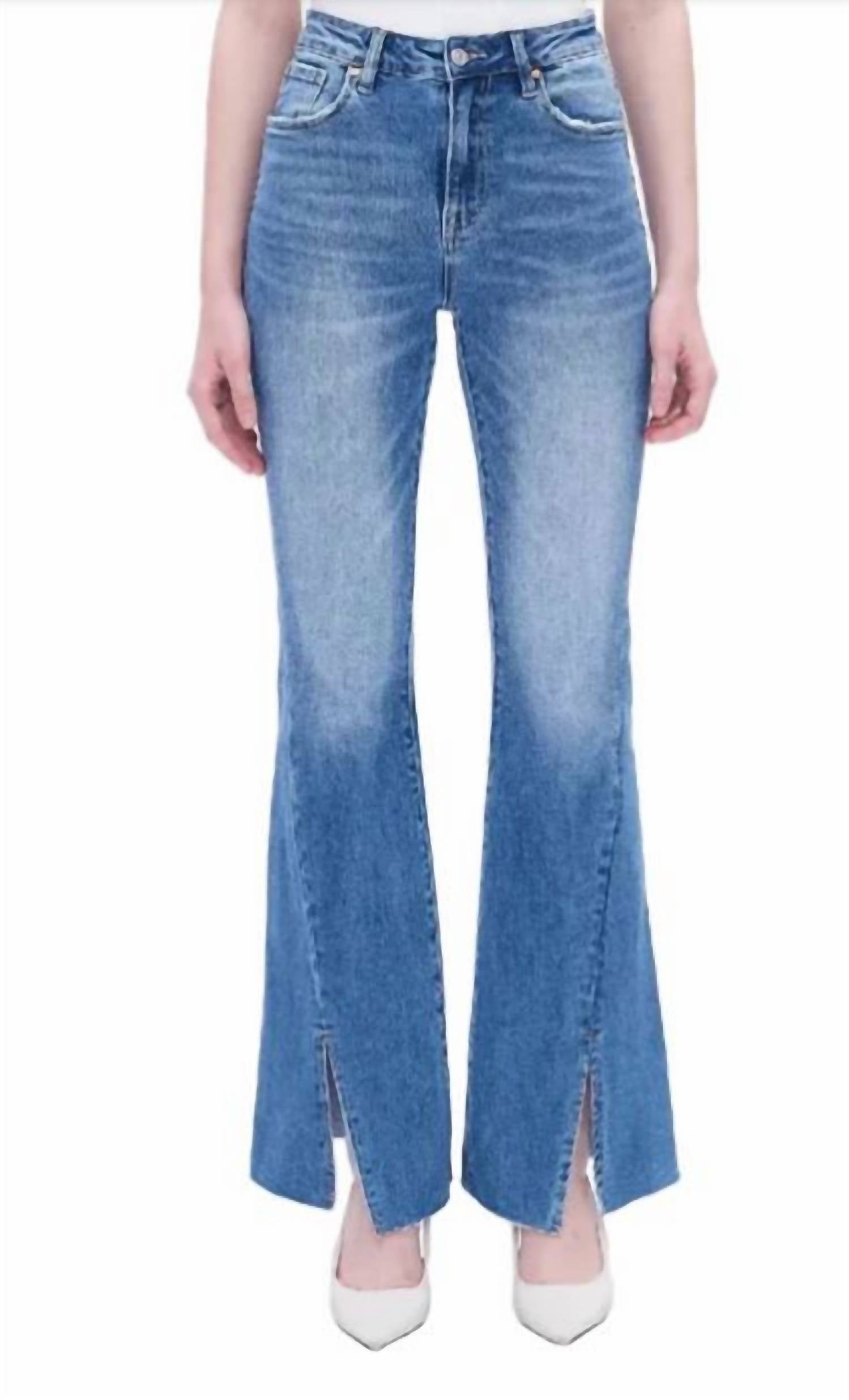 Bayeas - Women's Southern High Rise Flare Jeans