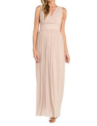 R&M Richards - Shimmer Long Two-piece Jacket Dress