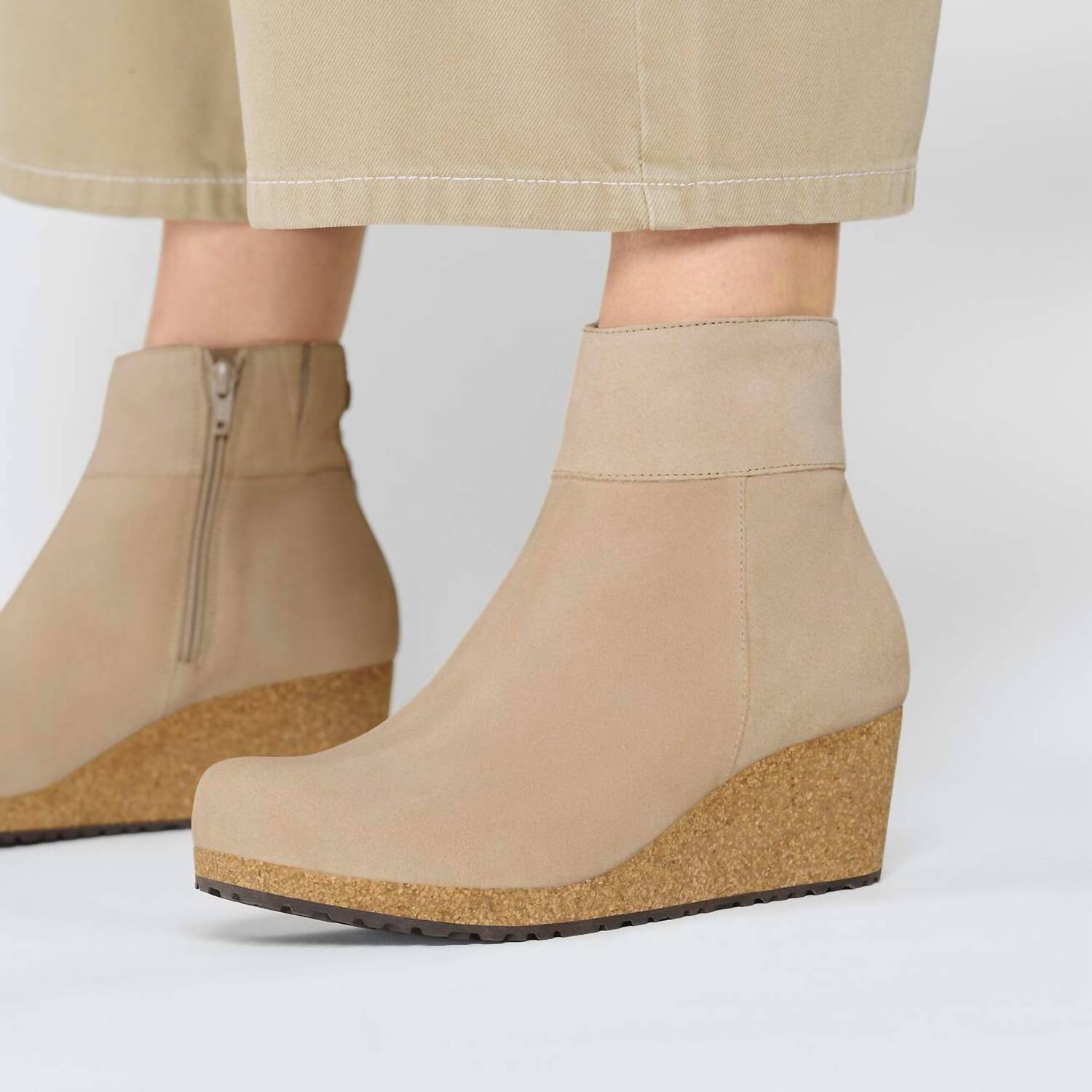 BIRKENSTOCK Women's Ebba Suede Bootie in warm sand - women's shoe - view 4