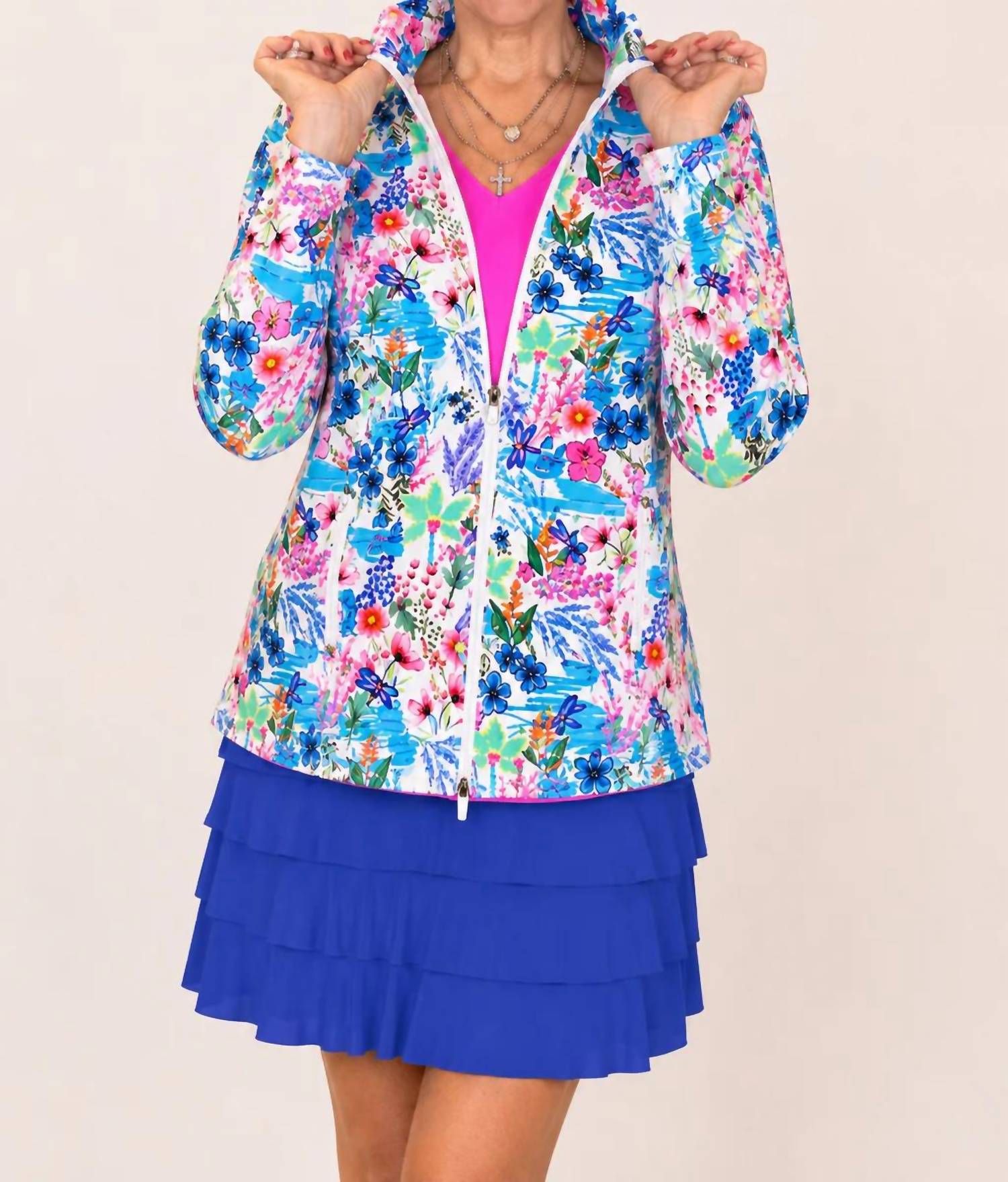 Lulu-B - Upf 50+ Cooling Lightweight Layer Zip Jacket