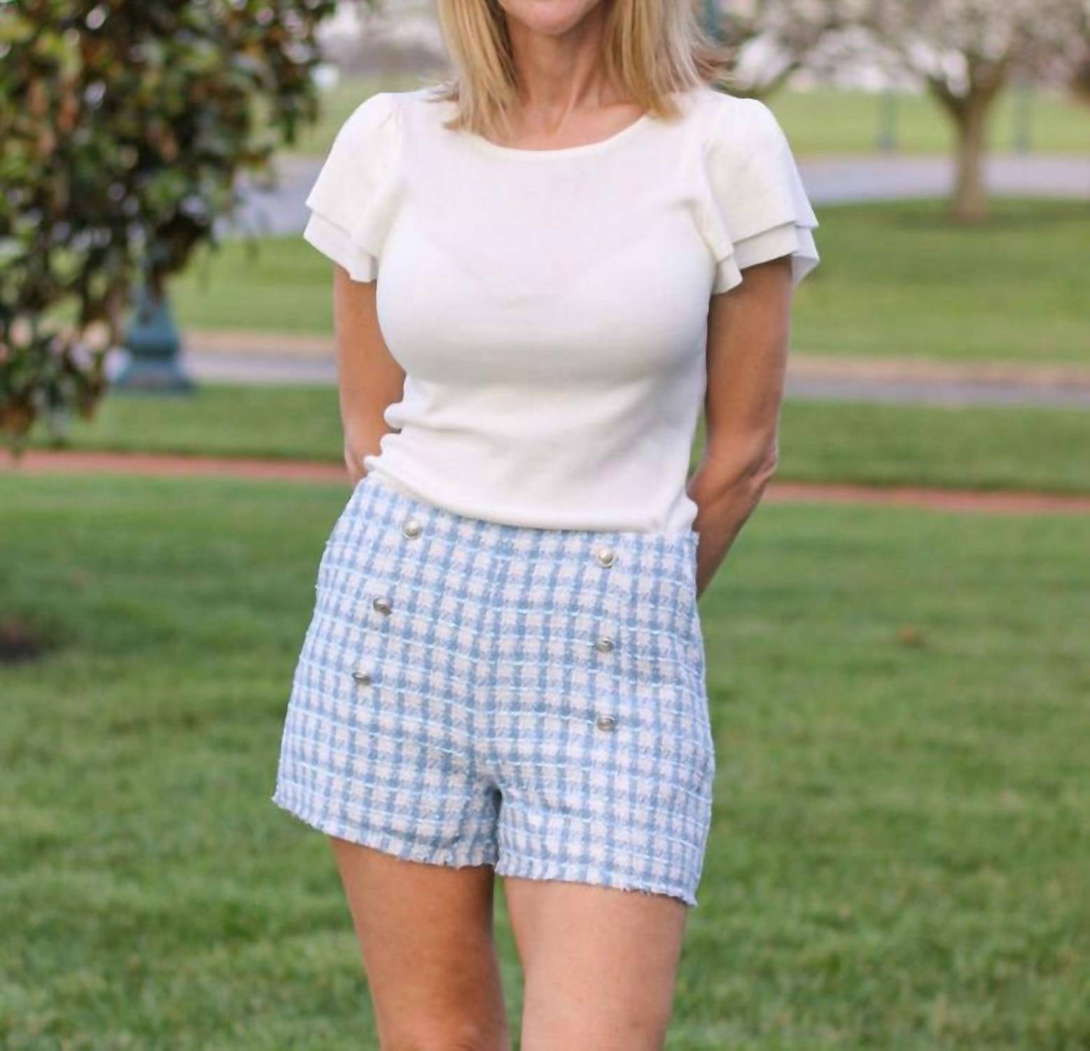 Mystree - Every Occasion Tweed Shorts