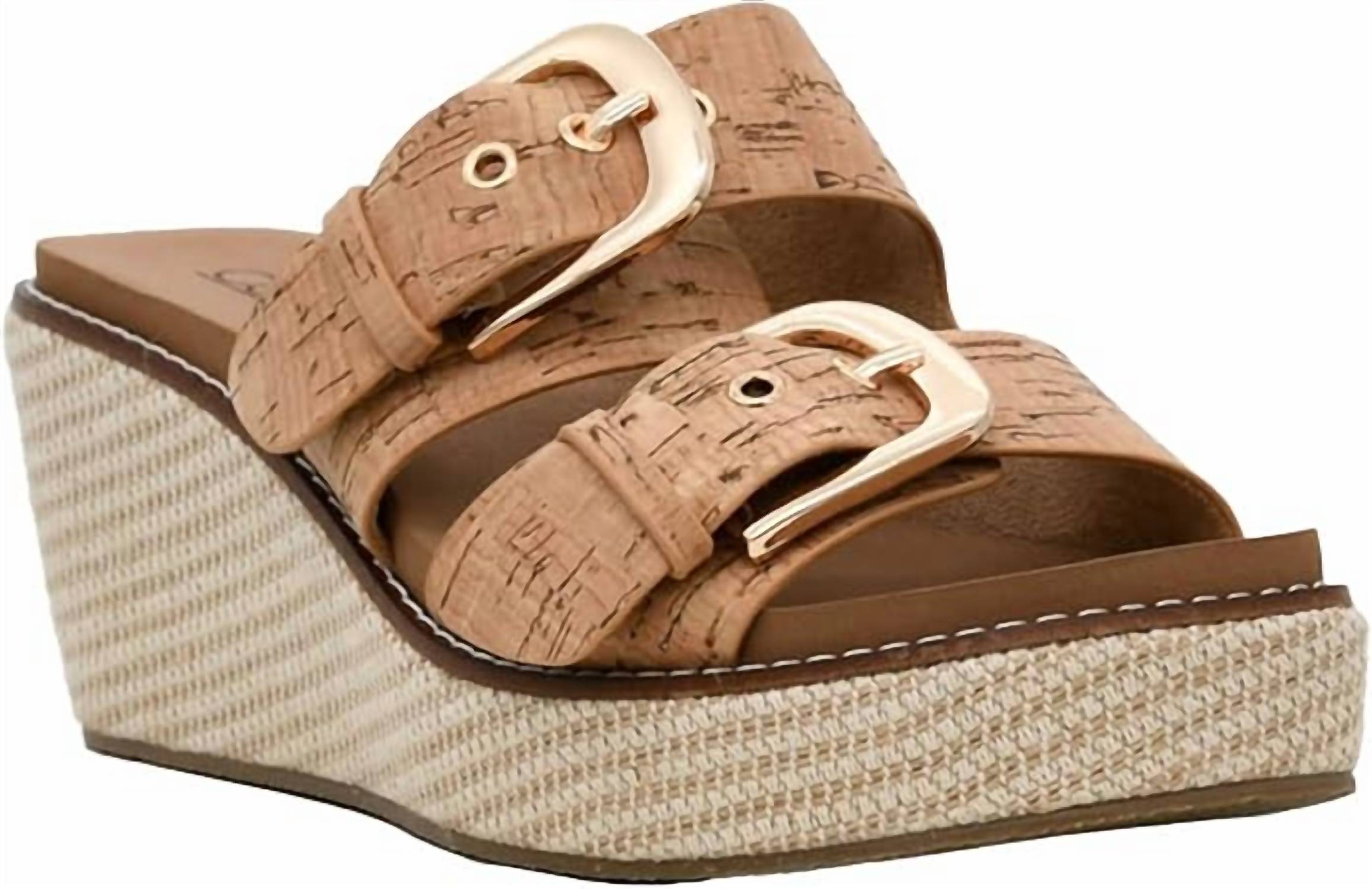 Corkys Footwear Women's Manifest Wedge in cork - women's sandal