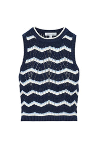 Veronica Beard - Cropped Jerrel Knit Tank Top
