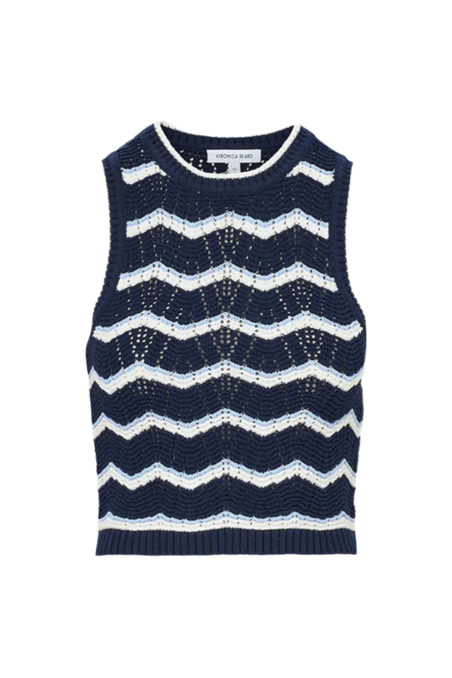 Veronica Beard - Cropped Jerrel Knit Tank Top