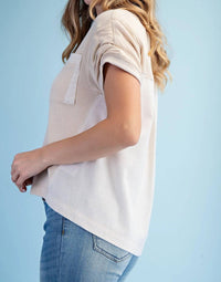 Gigio - Ruched Short Sleeve Tee