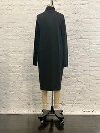 Sanctamuerte - Women's Turtleneck Midi Dress