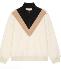 The Great. - Colorblock Plush Chalet Sweatshirt
