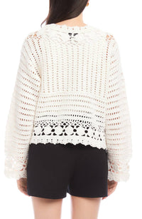 Fifteen Twenty - Nila Hand Crochet Sweater