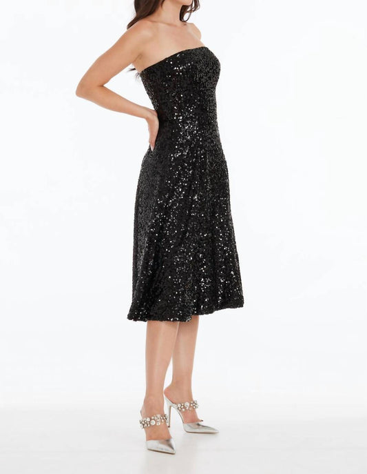 Dress The Population - Ruby Sequin Strapless Cocktail Dress