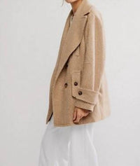 Free People - Ari Wool Long Sleeve Peacoat