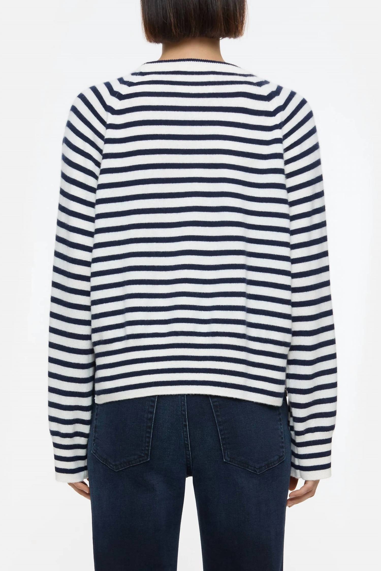Closed - Striped Crewneck Long Sleeve Top