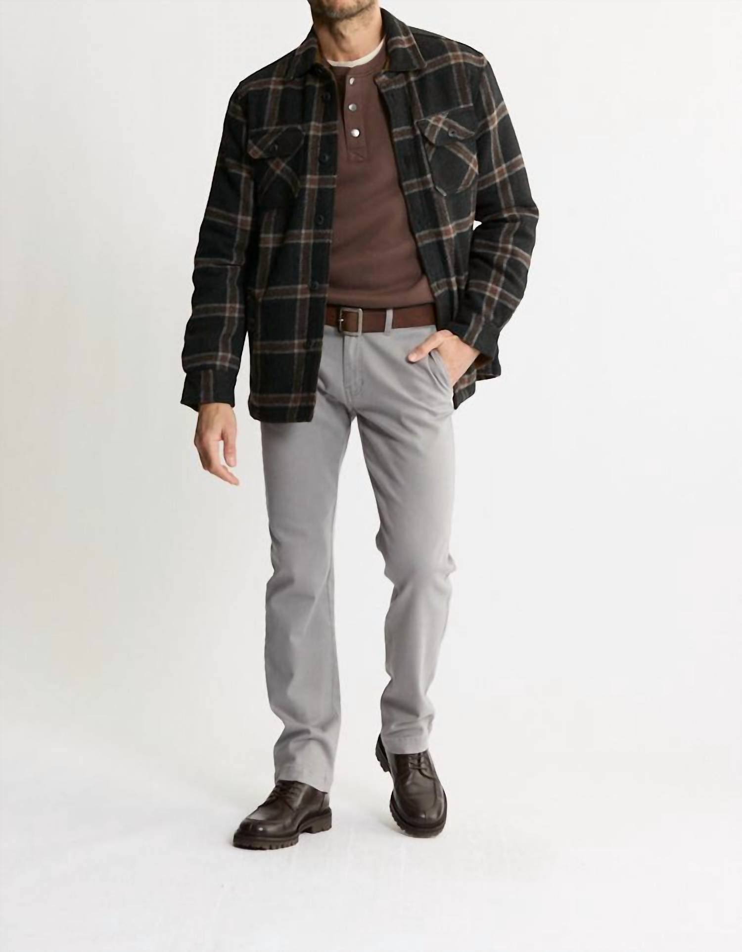 Jachs New York - Thermal Lined Wool Blend Shirt Jacket