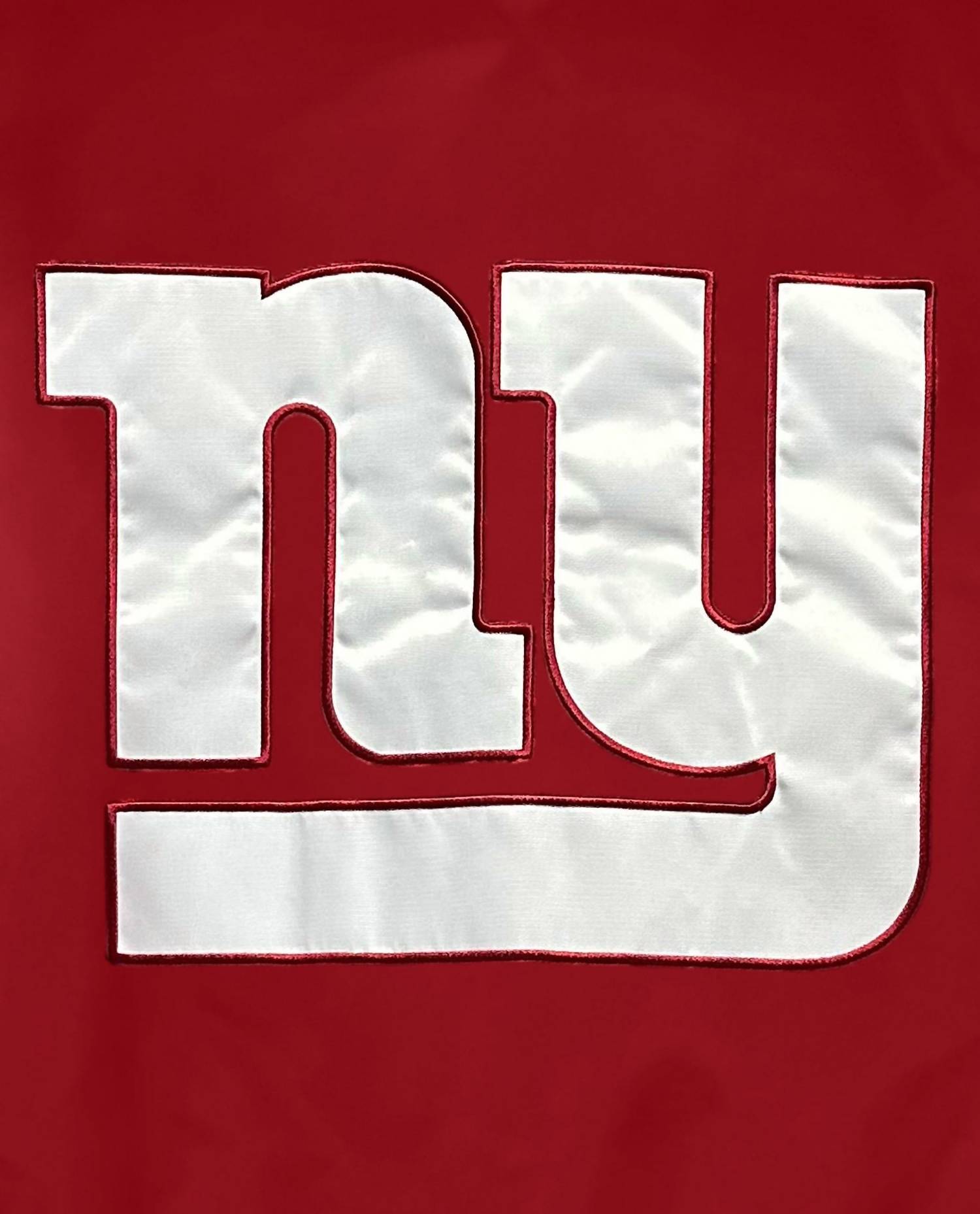 Starter - Men's New York Giants Home Game Satin Full-snap Jacket