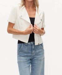 Six/Fifty - Suri Leather Moto Jacket