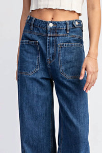 Ee:Some - Blake Open Pocket Straight Leg Denim Jeans