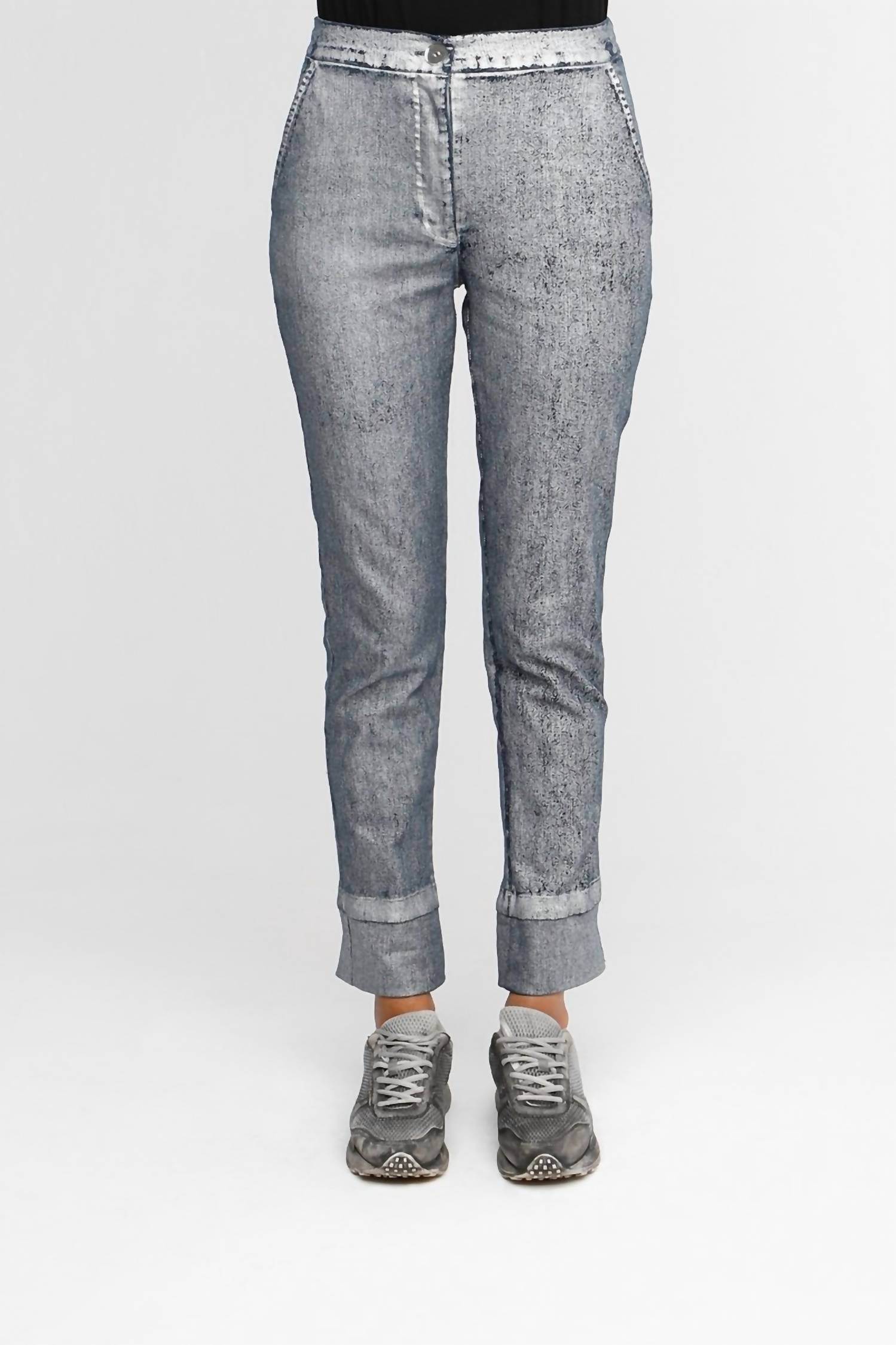Ozai N Ku - Denim Faded Skinny Pants