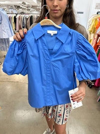 Pinch - Bubble Sleeve Blouse