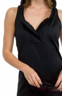Gretchen Scott - RUFFNECK SLEEVELESS TOP