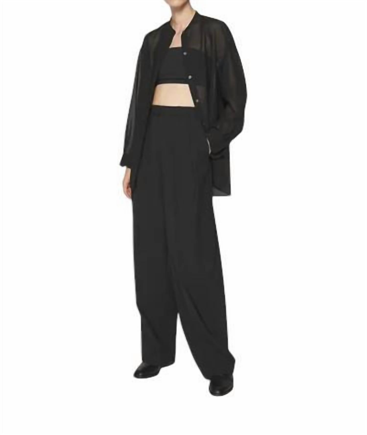 Theory - Bustier Button Down Blouse