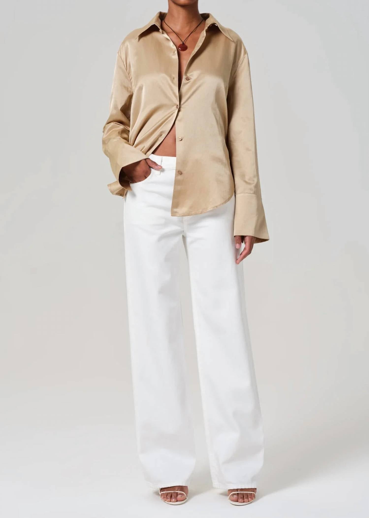 Citizens Of Humanity - Annina High Rise Wide Leg 33" Jeans