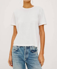 Rails Cotton Cashmere T-Shirt in white - women's t-shirt