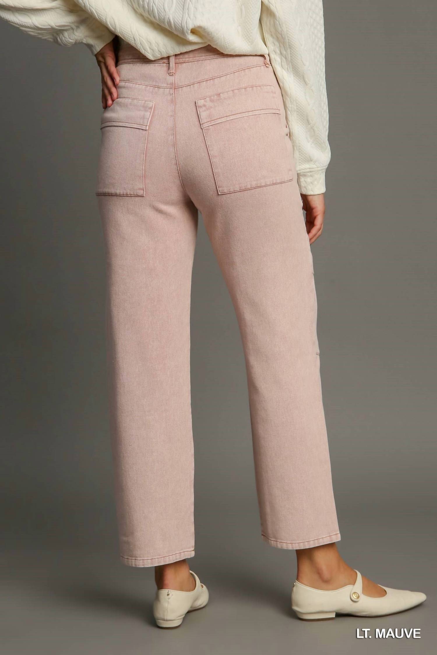 Umgee - Cargo Denim Pants