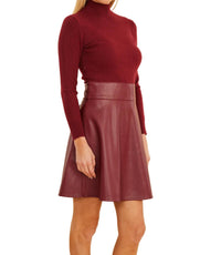 Dolce Cabo - Knit Vegan Leather Dress