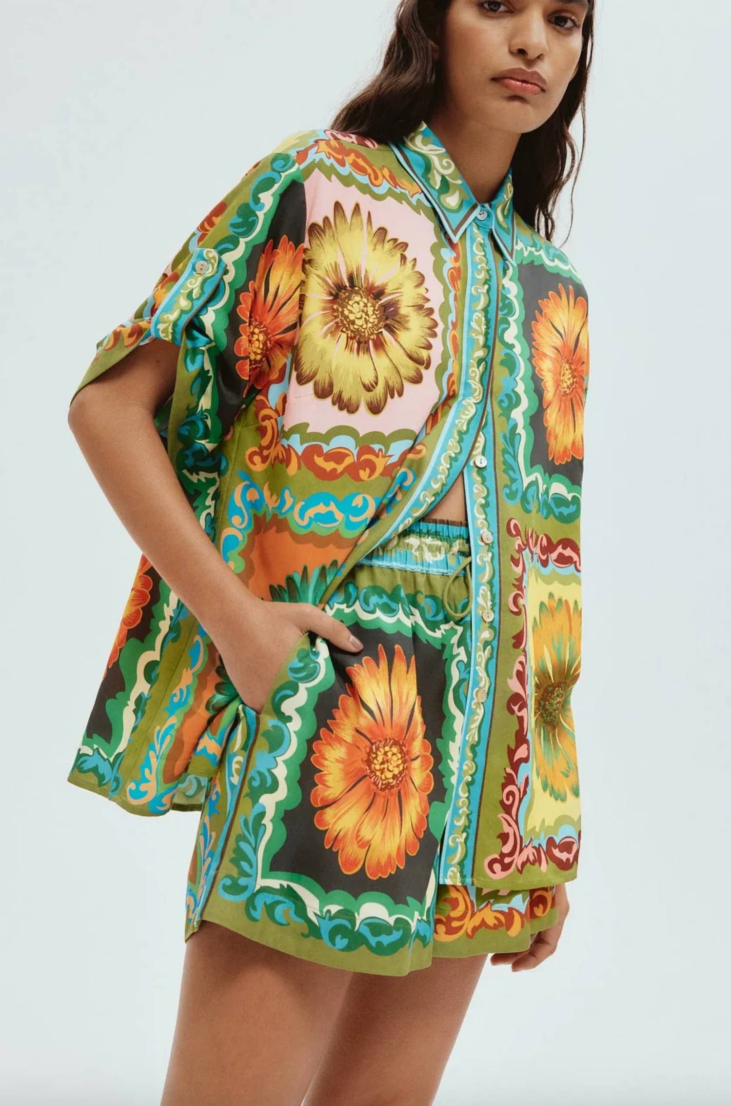 Alemais - Disco daisy shirt