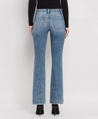 Vervet By Flying Monkey - Mid Rise Seamless Waistband Bootcut Jeans