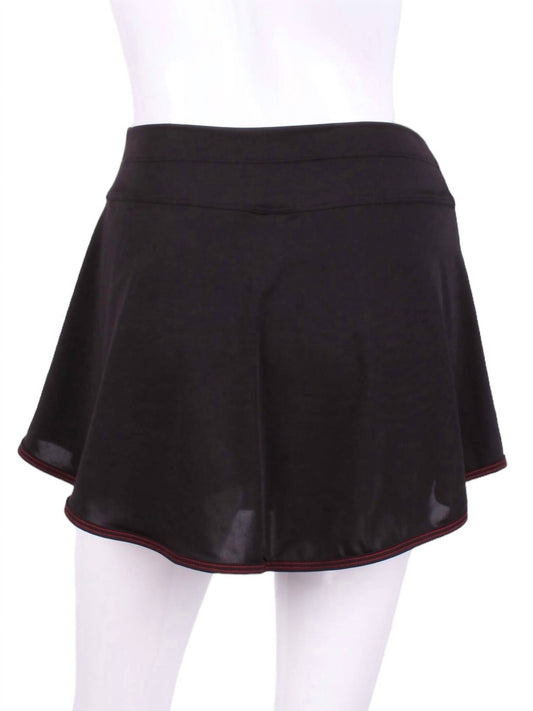 Love Love Tennis - Women's Gladiator Tennis Skirt With Red Stitching